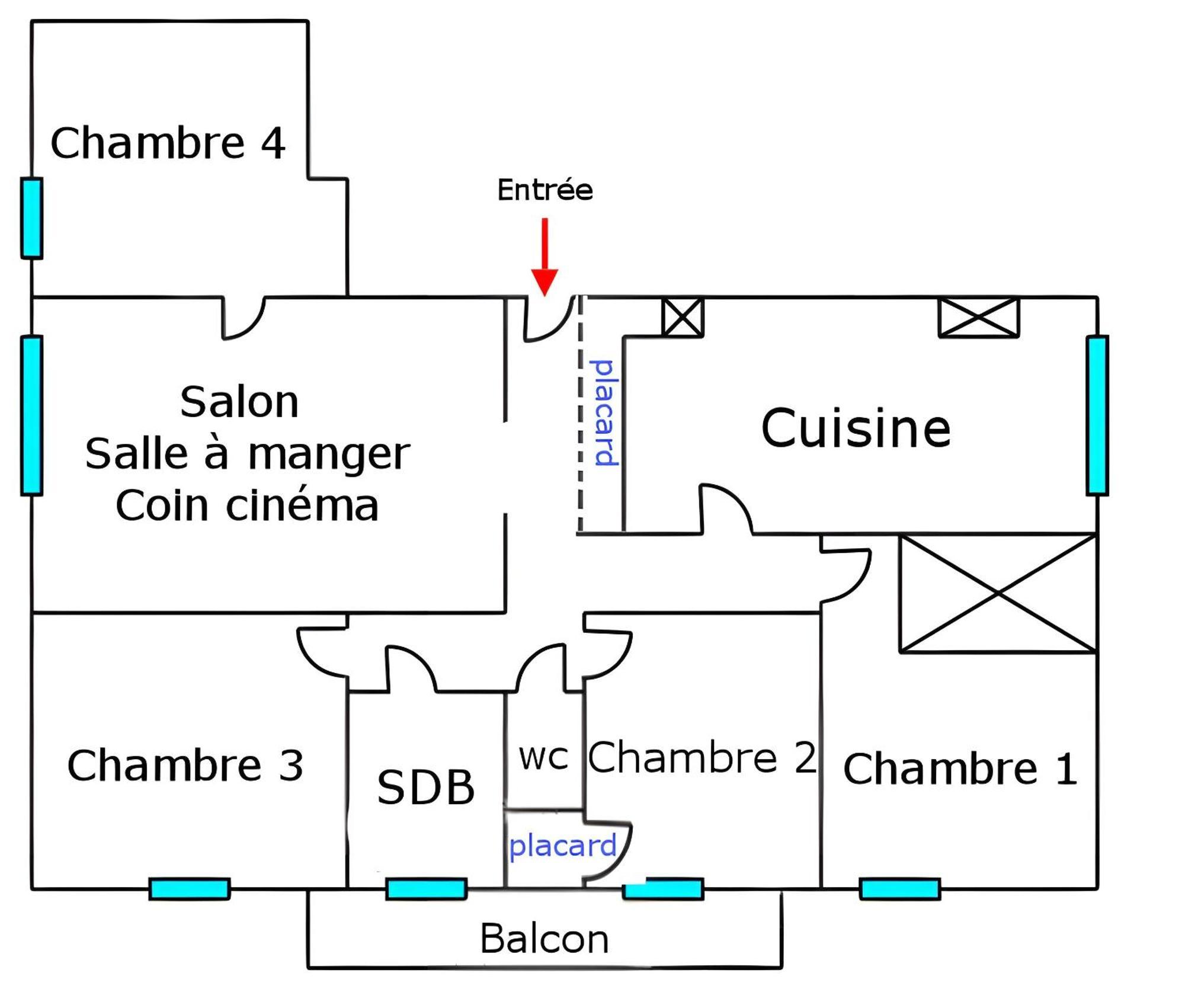 Chambre En Colocation Fille, Proche Mer, Climatisation تولون المظهر الخارجي الصورة