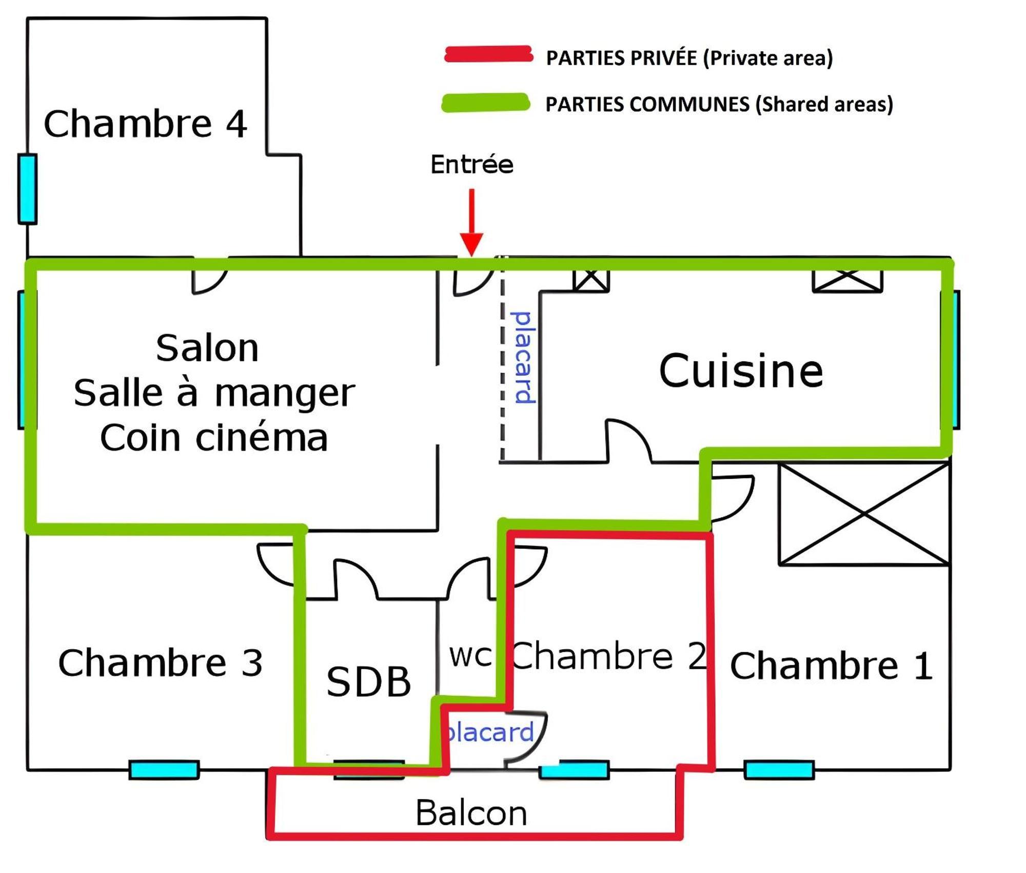 Chambre En Colocation Fille, Proche Mer, Climatisation تولون الغرفة الصورة